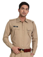 Uniform Khaki Full Sleeves Shirt for Men