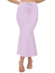 Apparels Saree Shapewear Lavender Color for Women's | Lycra Stretchable | Fish Cut for Everyday Comfort Wear