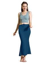 Apparels Saree Shapewear Air Foruce Blue Color for Womens | Lycra Strechable Under Skirts Petticoat | Fish Cut for Everyday Comfort Wear