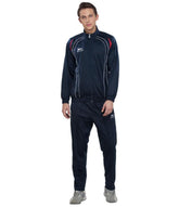 TRACKSUIT Black 435A TRENZ POLY Printed Jacket And Track Pant XXL