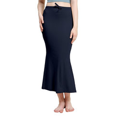 Apparels Saree Shapewear Navy Blue Color for Women's | Lycra Stretchable Under Skirts Petticoat | Fish Cut for Everyday Comfort Wear