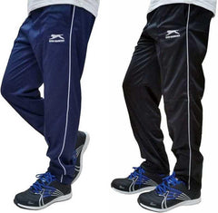 SHIV-NARESH Solid Men Blue, Black Track Pants Pack of 2