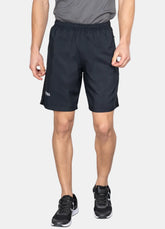 Men's Basic MYCRA Training Shorts with Zip Pockets-Black