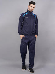 Men Navy and cyan blue Ultra-boost tracksuit 1500