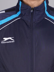 Men Navy and cyan blue Ultra-boost tracksuit 1500