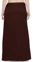Singhania Clothing woman's Elegant Look Ethnic Wear Cotton Petticoat Coffee Pack of 1