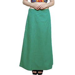 Singhania Clothing woman's Elegant Look Ethnic Wear Cotton Petticoat Light Green Pack of 1 Default Title