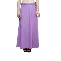 Singhania Clothing woman's Elegant Look Ethnic Wear Cotton Petticoat Purple Pack of 1 Default Title