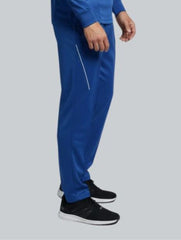 Tyka Men’s Blue Sports Track Pants | Slim Fit Running |Cricket |Training Joggers | Quick Dry Activewear