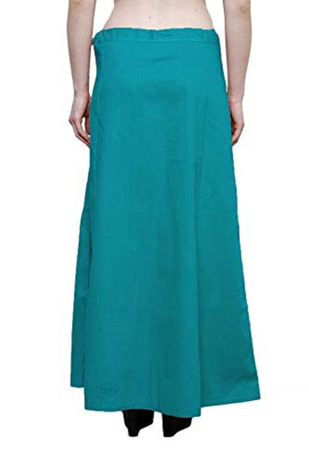 Singhania Clothing woman's Elegant Look Ethnic Wear Cotton Petticoat Sky Blue Pack of 1