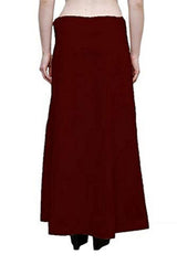 Singhania Clothing woman's Elegant Look Ethnic Wear Cotton Petticoat Maroon Pack of 1