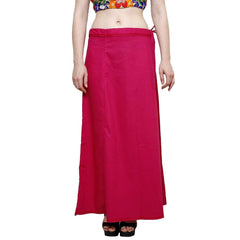 Singhania Clothing woman's Elegant Look Ethnic Wear Cotton Petticoat Dark Pink Pack of 1 Default Title