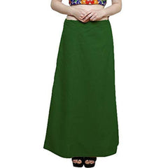 Singhania Clothing woman's Elegant Look Ethnic Wear Cotton Petticoat Dark Green Pack of 1 Default Title