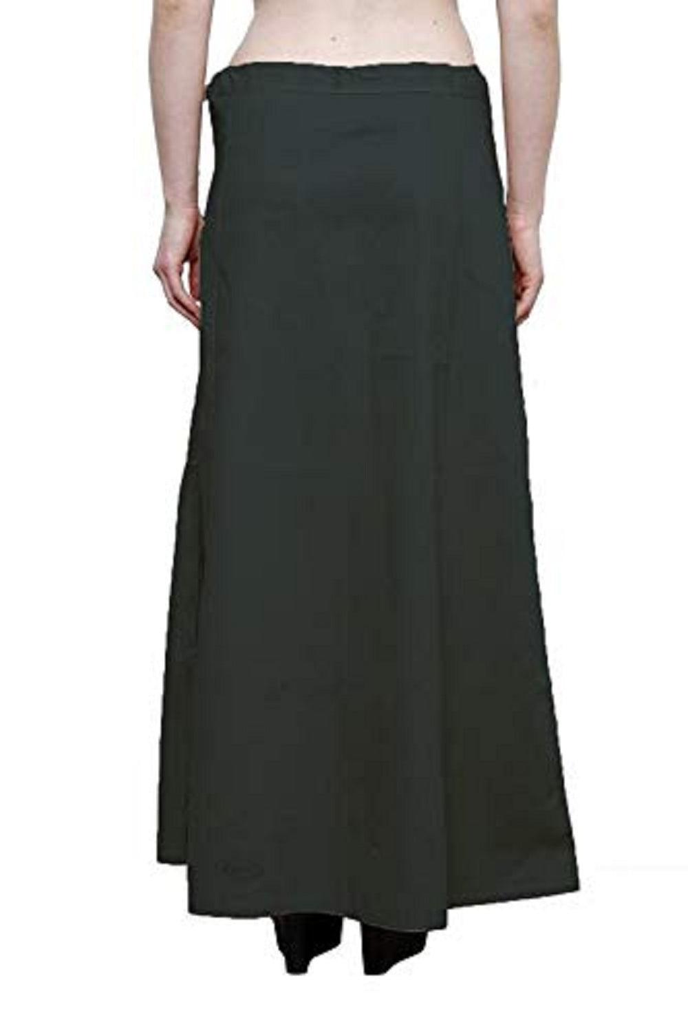 Singhania Clothing woman's Elegant Look Ethnic Wear Cotton Petticoat Dark Grey Pack of 1