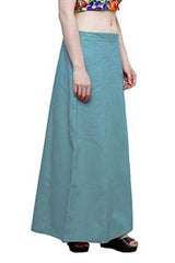 Singhania Clothing woman's Elegant Look Ethnic Wear Cotton Petticoat Blue Pack of 1 Default Title
