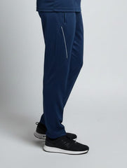 Tyka Men’s Navy Sports Track Pants | Slim Fit Running |Cricket |Training Joggers | Quick Dry Activewear